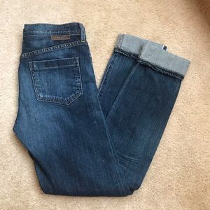 GOLDSIGN ROLL-UP JEANS